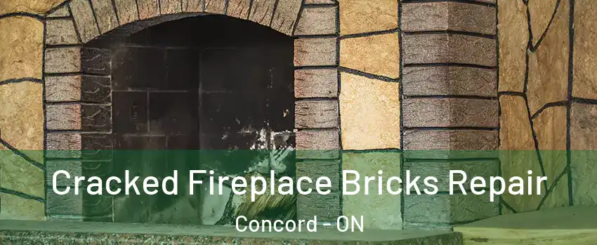  Cracked Fireplace Bricks Repair Concord - ON