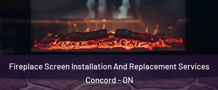  Fireplace Screen Installation And Replacement Services Concord - ON