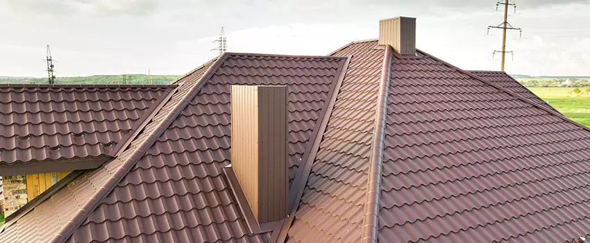 Residential Chimney Flashing Restoration in Concord, ON