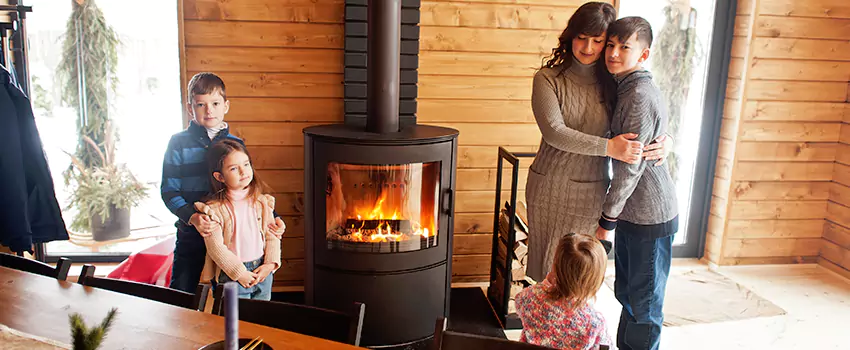 Morso Cast Iron Fireplace Insert Installation in Concord, Ontario