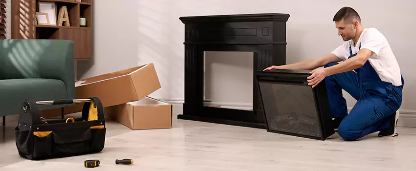 Old Rusted Metal Fireplace Repair And Replacement in Concord, ON
